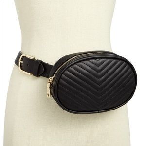 Steve Madden Chevron Quilted Fanny Pack